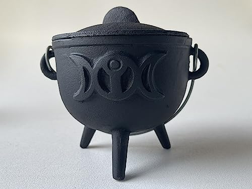 Cast Iron Cauldron with Lid and Handle L427123