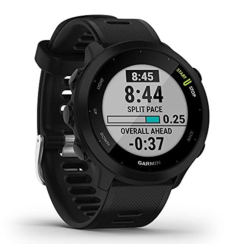 Black GPS Running Watch with Heart Rate Monitor O422314