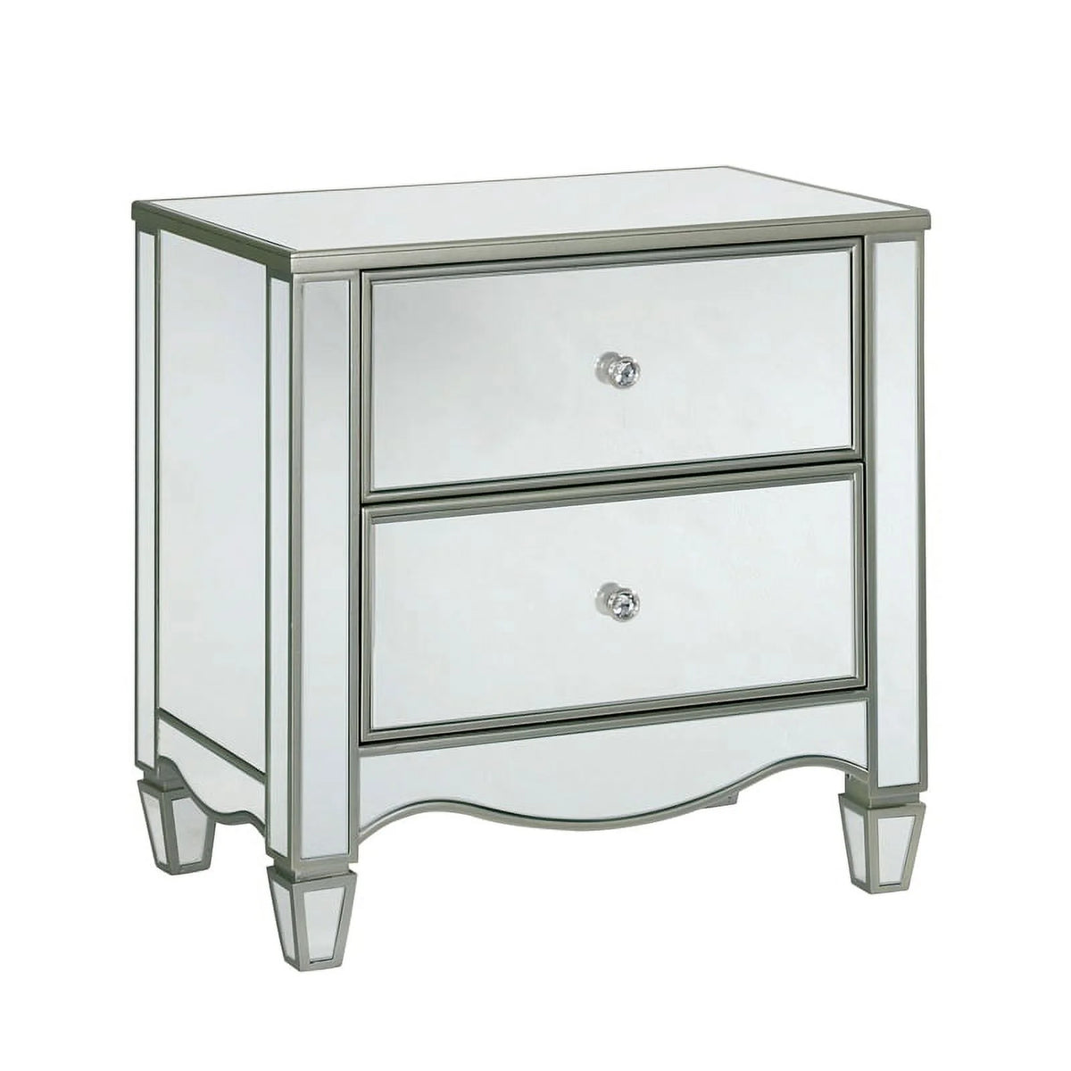 Silver Wood 3-Piece Bedroom Set D6827