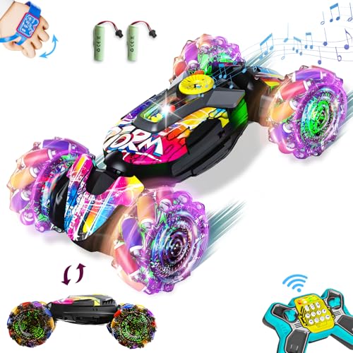 Gesture Sensing RC Stunt Car with Light & Music C542