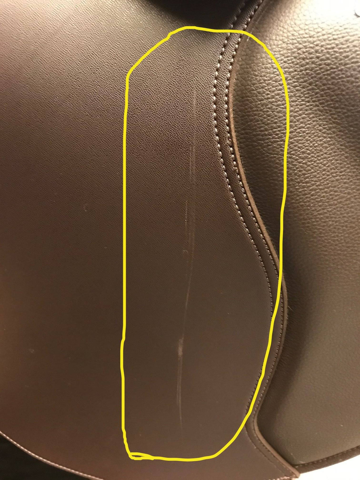 Brown Flocked All Purpose Saddle A1454