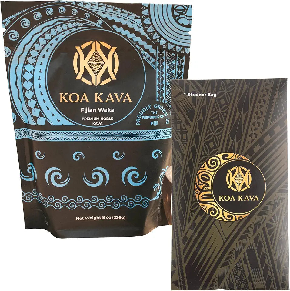 8 Oz Kava with Drawstring Kava Strainer N13027