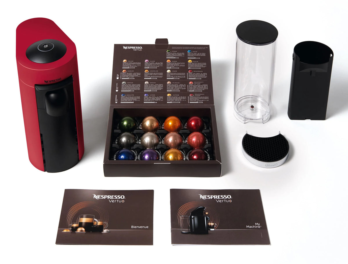 Red Coffee and Espresso Machine Y39075
