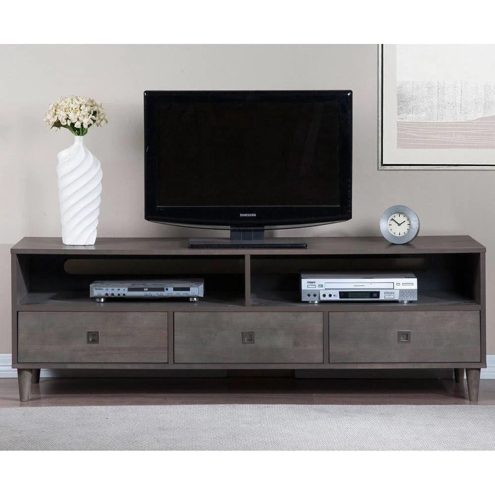Gray Rubberwood Entertainment Center W51210