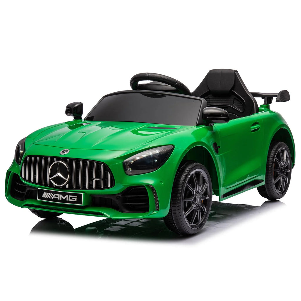 12V Electric Ride on Car Toy with Remote Control, LED Lights, Black V53483