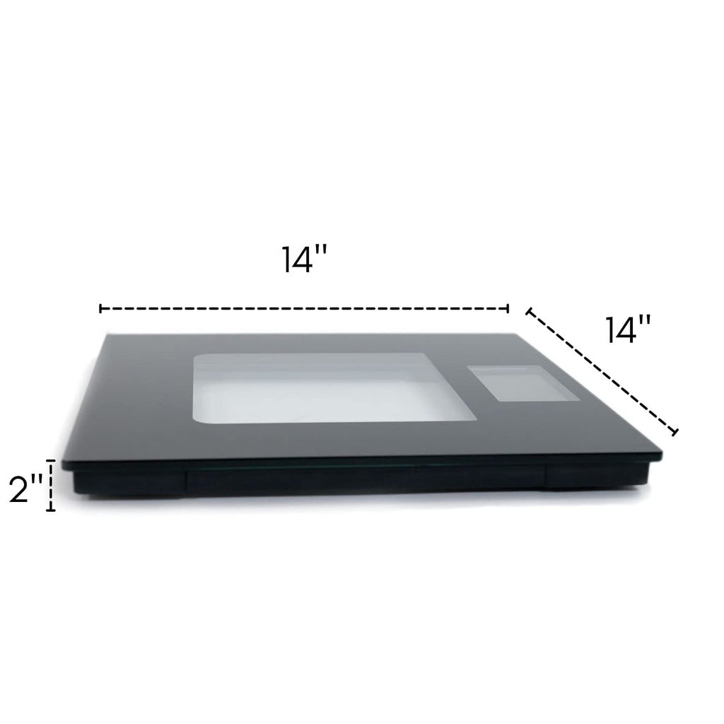 Pack of 2 Glass Digital Bathroom Scale J6874
