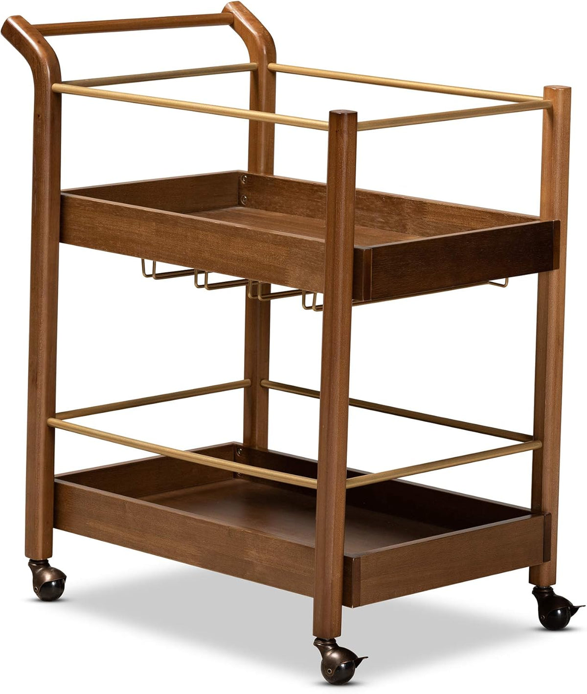 Walnut Brown Trolleys and Carts X75105
