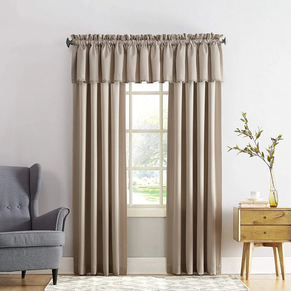 Rod Pocket Curtain Valance X801