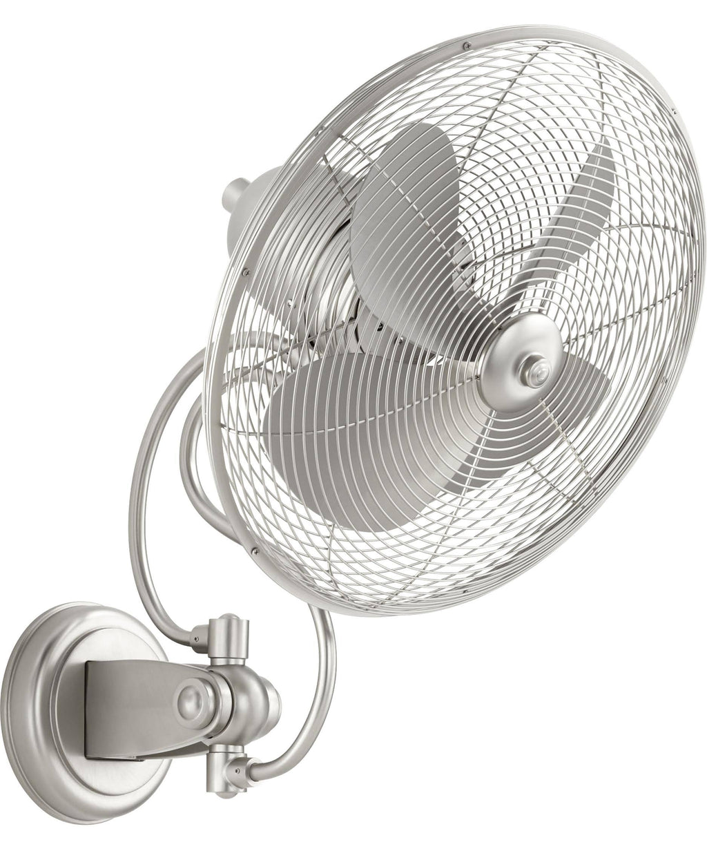 Satin Nickel Wall Fan X664