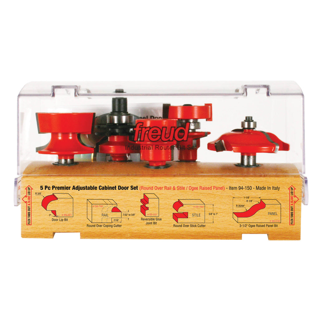 5 Piece Adjustable Cabinet Bit Set Z9525