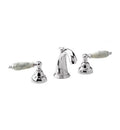 Black Marble Widespread Bathroom Sink Faucet with Handles D8141