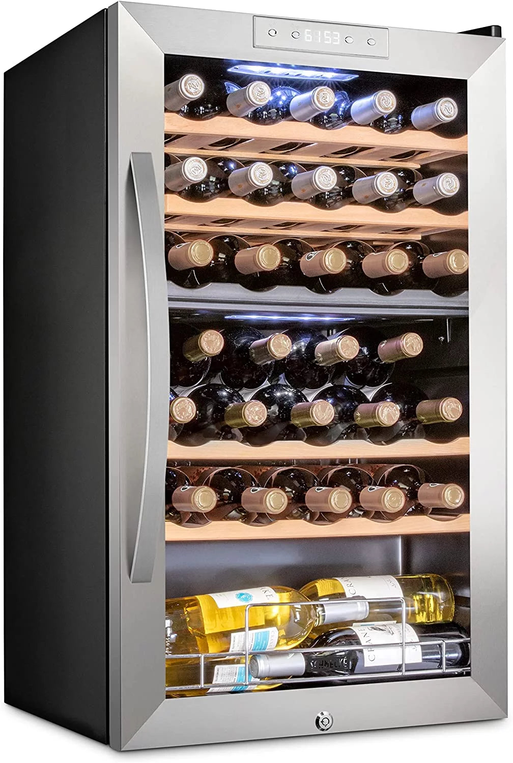 Dual Freestanding 33 Bottle Wine Cooler K196