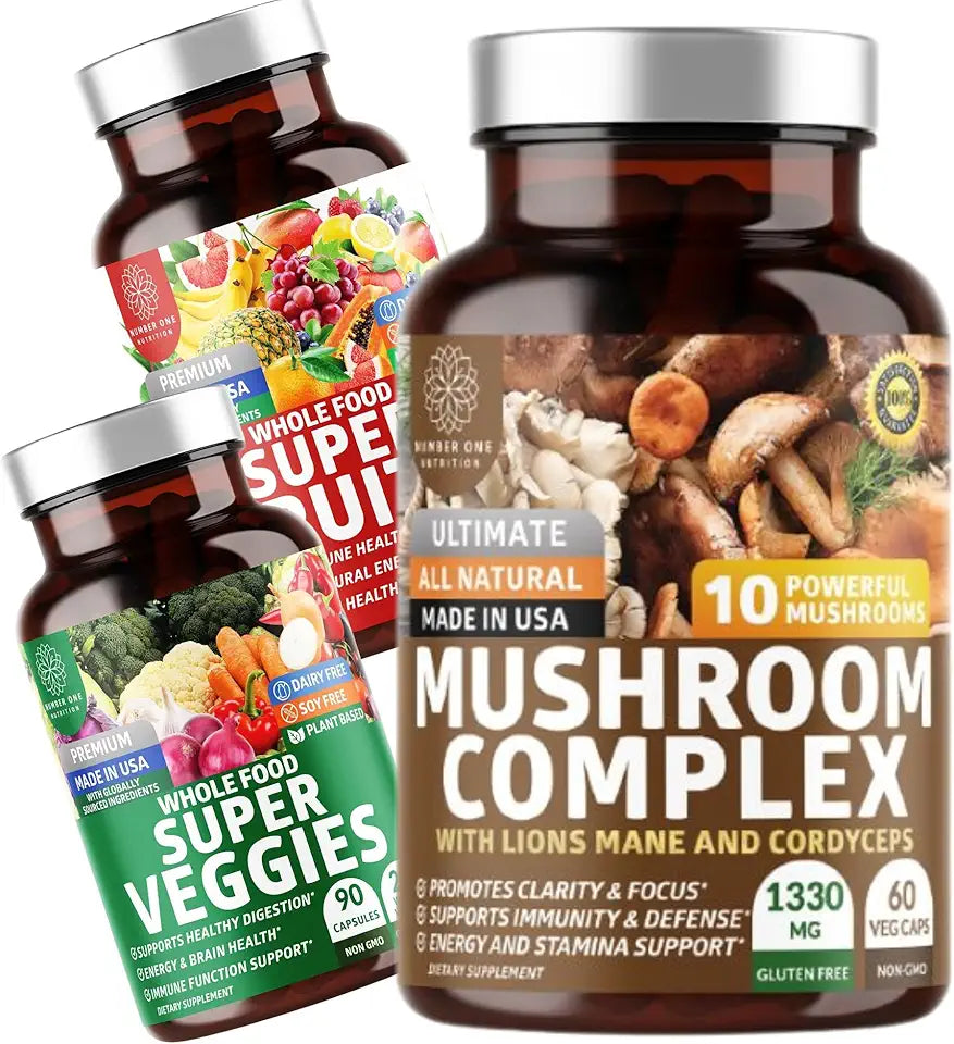 Mushroom Complex and Super Fruits & Veggies 2 Pack A74241
