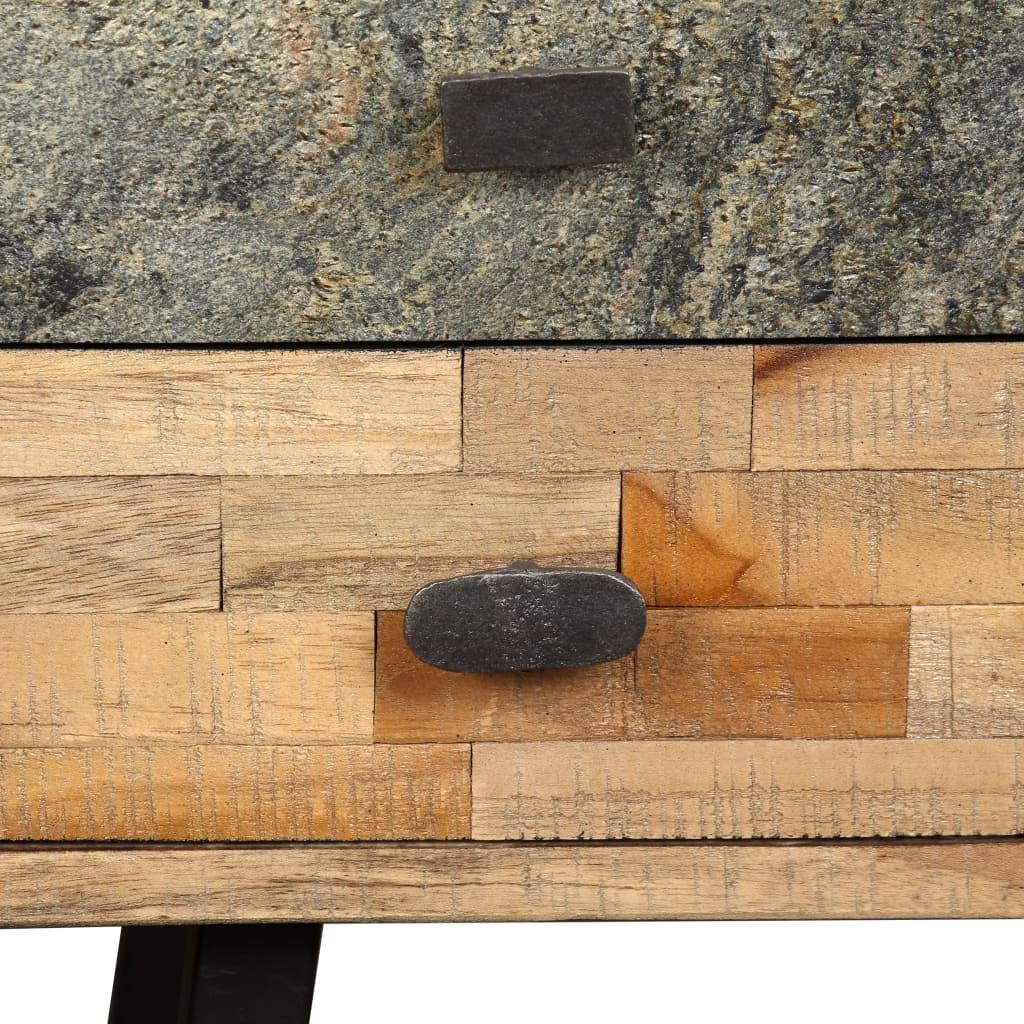 Solid Reclaimed Teak Writing Desk Z932370