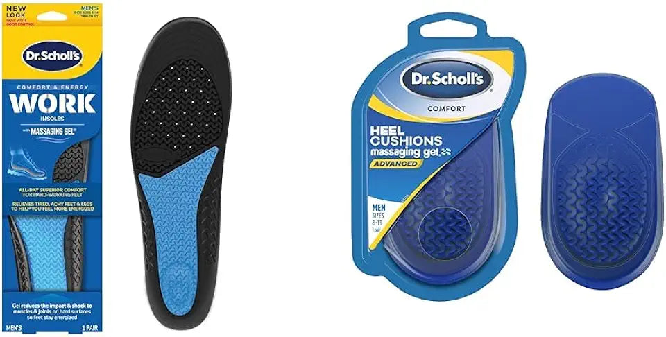 Work Insoles & Heel Cushions with Massaging Gel G895796