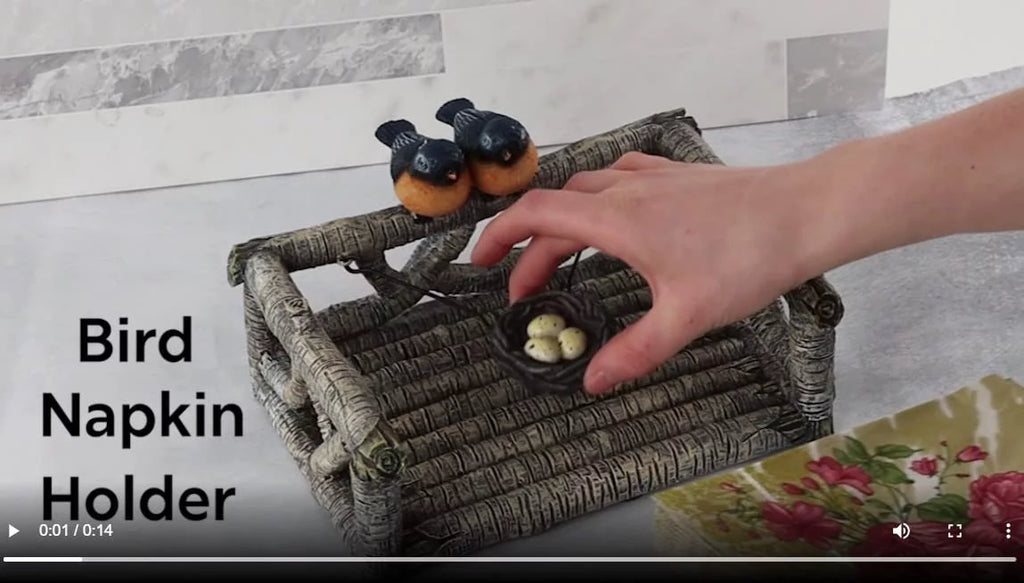 Resin Weighted Flat Napkin Holder C215519