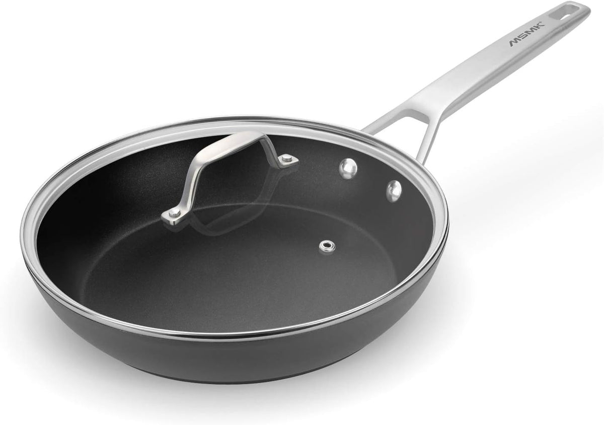 10-inch Nonstick Stainless-steel Frying Pan with Lid A876993