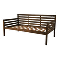 Twin Solid Wood Daybed in Rustic Walnut Z8489