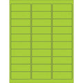 Fluorescent Green Rectangle Acrylic Labels Case of 3000 E864300