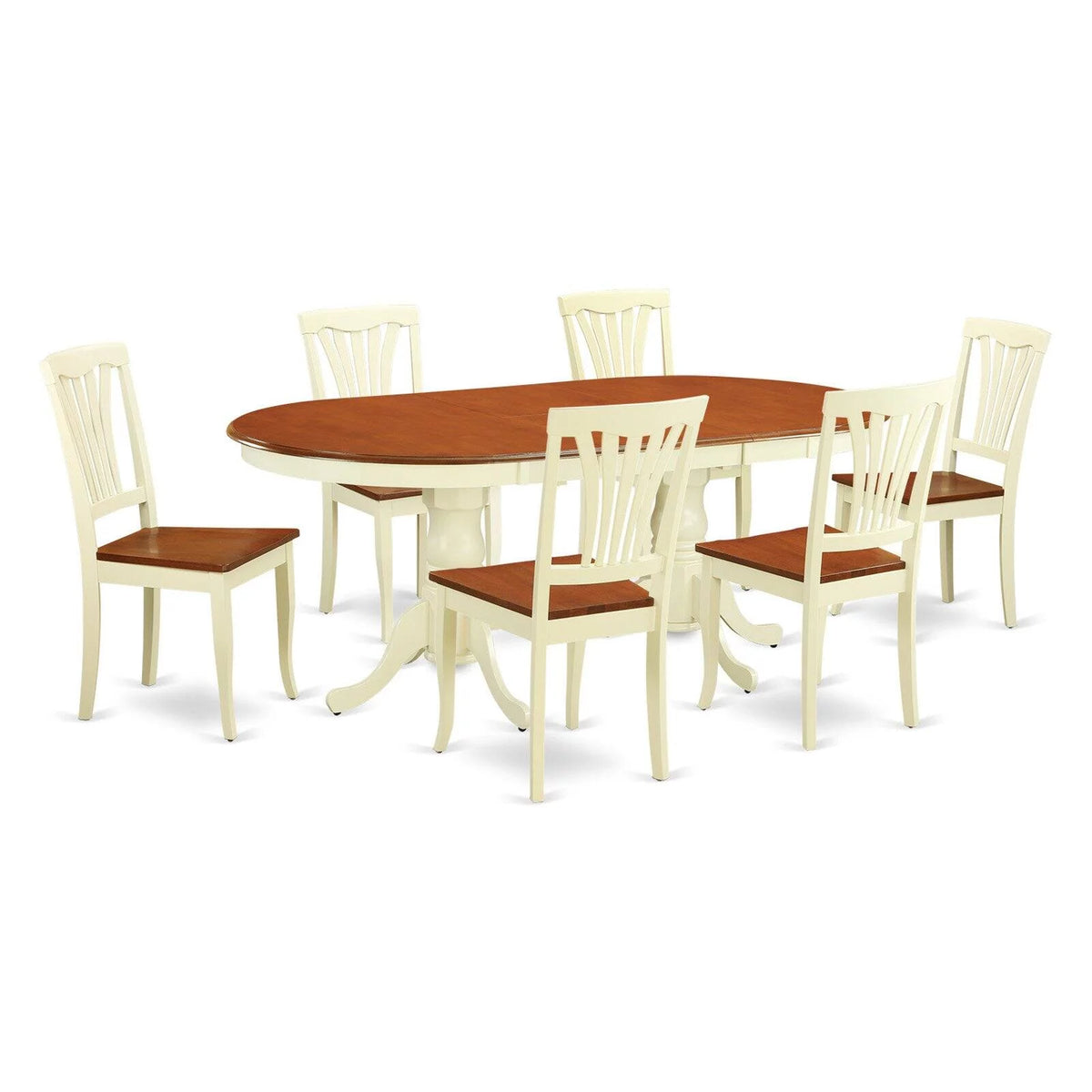 7 Piece Wood Dining Room Table Set M751119