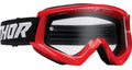 Red/Black MX Offroad Goggles with Clear Lens L9735