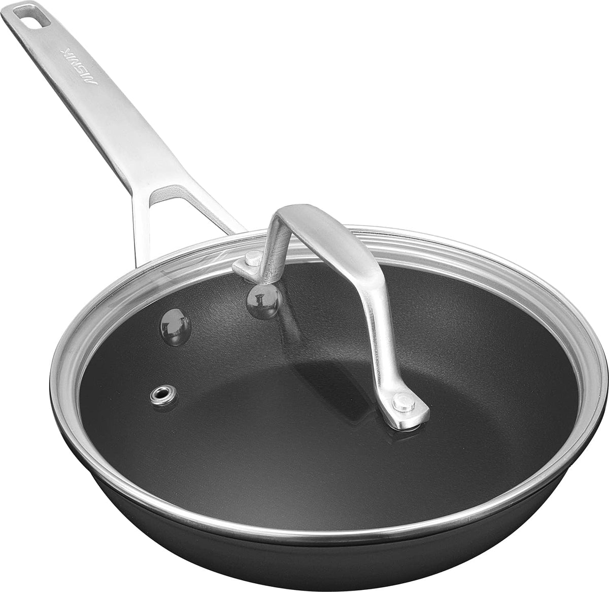 10-inch Nonstick Stainless-steel Frying Pan with Lid A876993