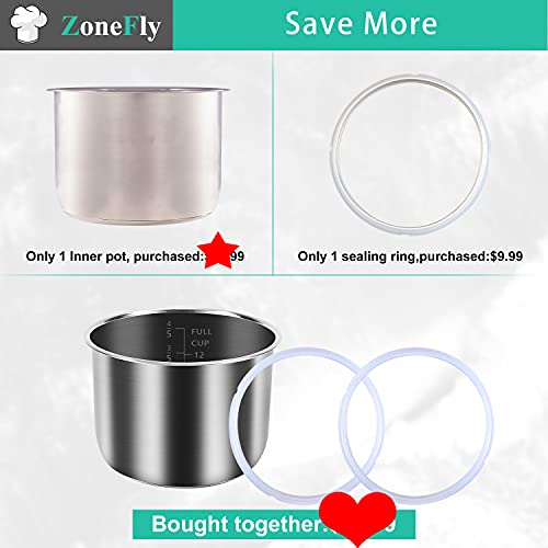 8Qt Stainless Steel Inner Pot X618454