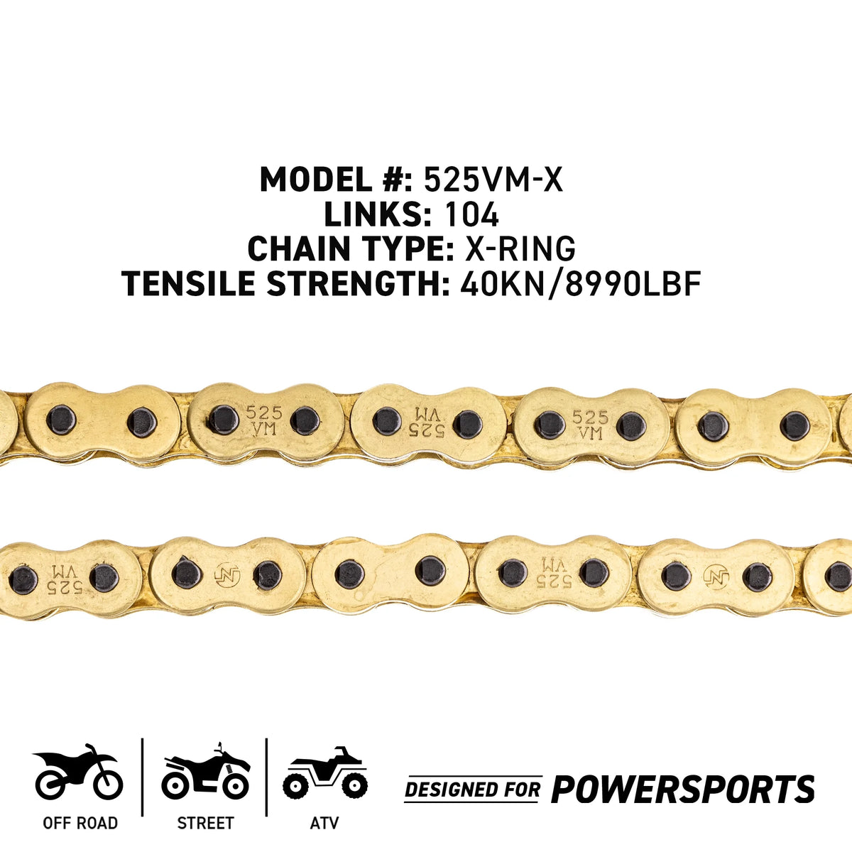Sprocket Chain Set 18/43T 525 X-Ring Motorcycle P470