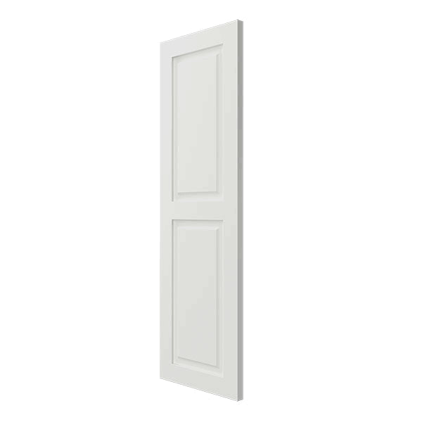 18x22W x 79x22H Exterior Composite Raised Panel Shutters (Per Pair), Unfinished B3083