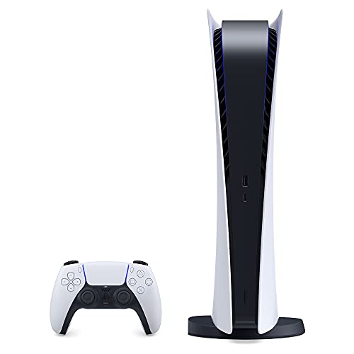 PlayStation 5 Digital Edition 825GB Gaming Console with 1 Wireless Controller Q107