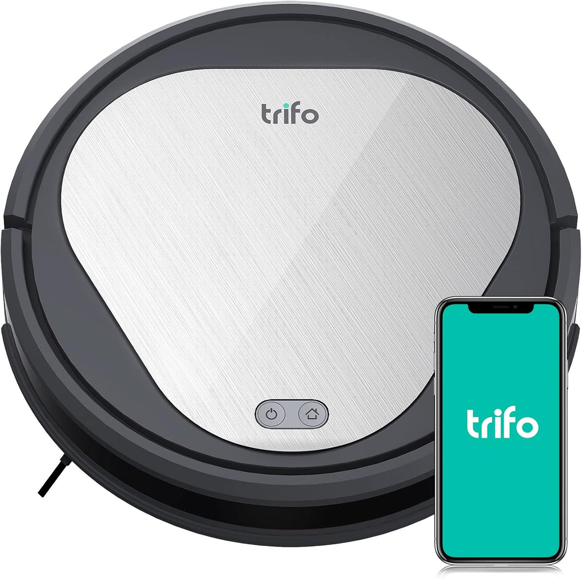 Robot Vacuum, 4000Pa Suction, 2600mAh Battery, Self-Charging L136