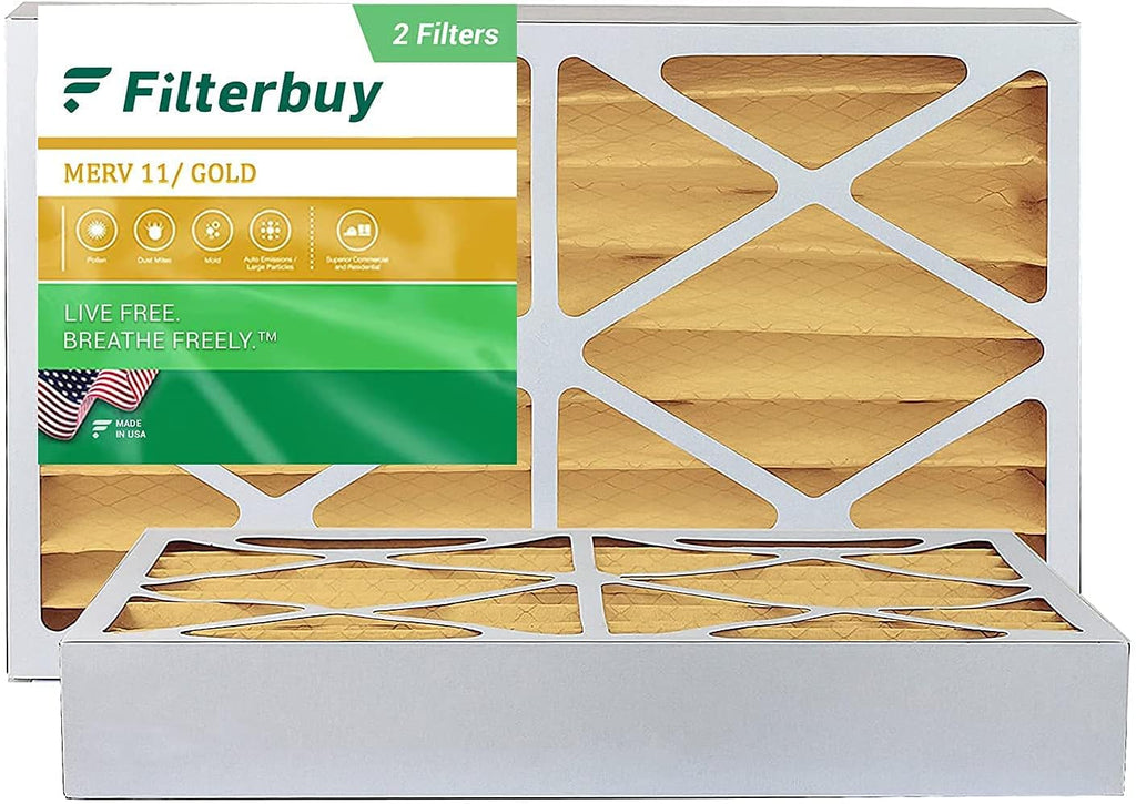 16x25x4 MERV 11 Pleated Air Filter (2-Pack) X6749