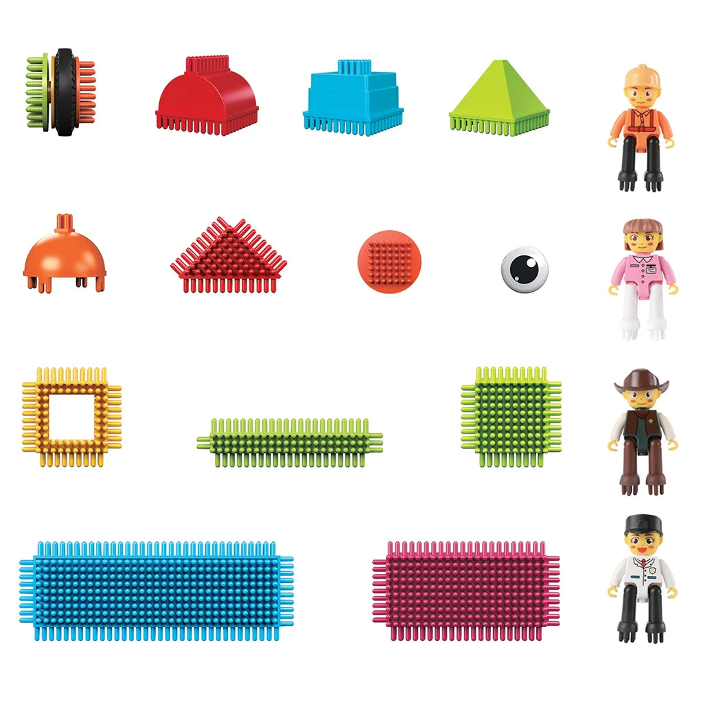 116Pcs Hedge Hog Building Blocks Set with Figure Characters Q7724