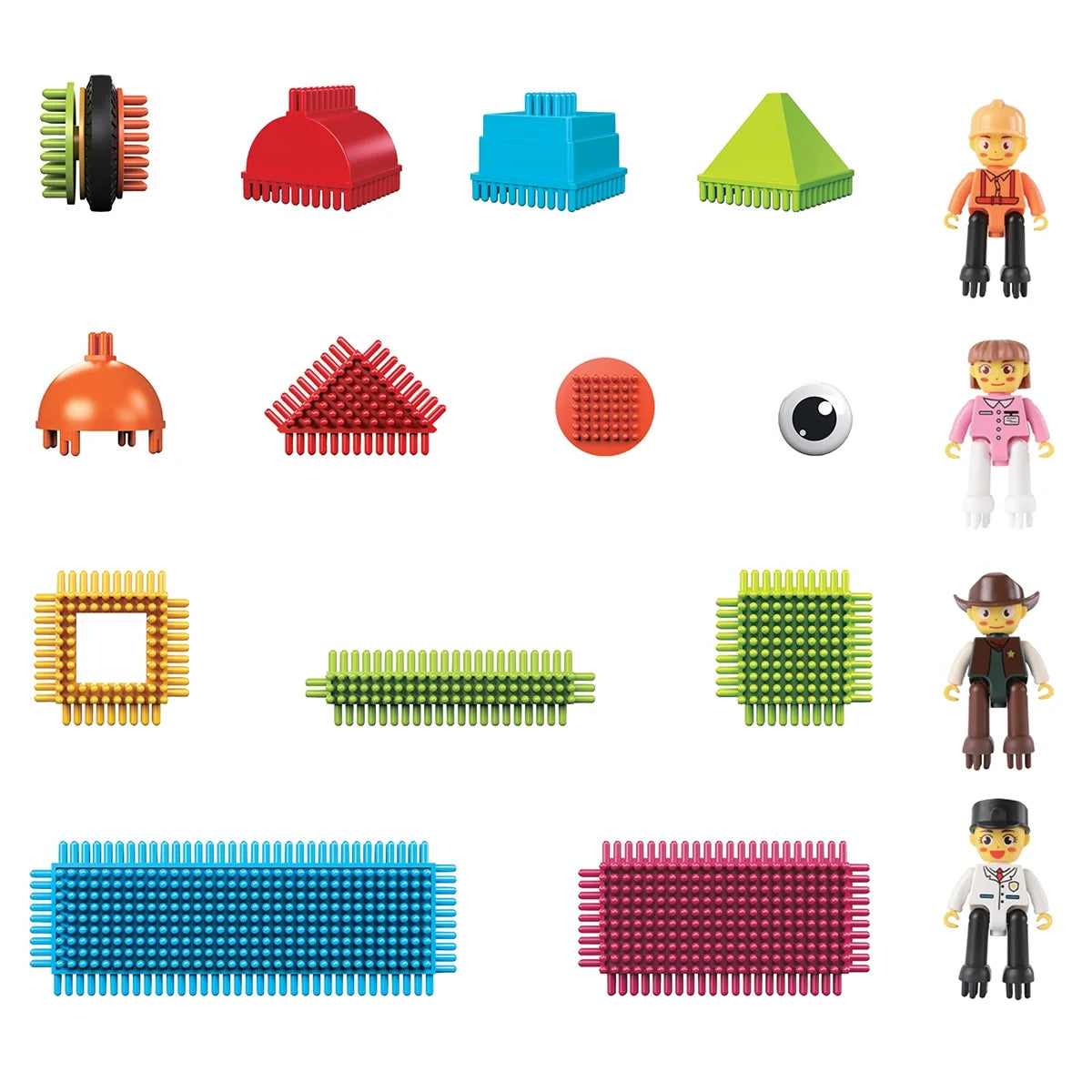 116Pcs Hedge Hog Building Blocks Set with Figure Characters Q7724