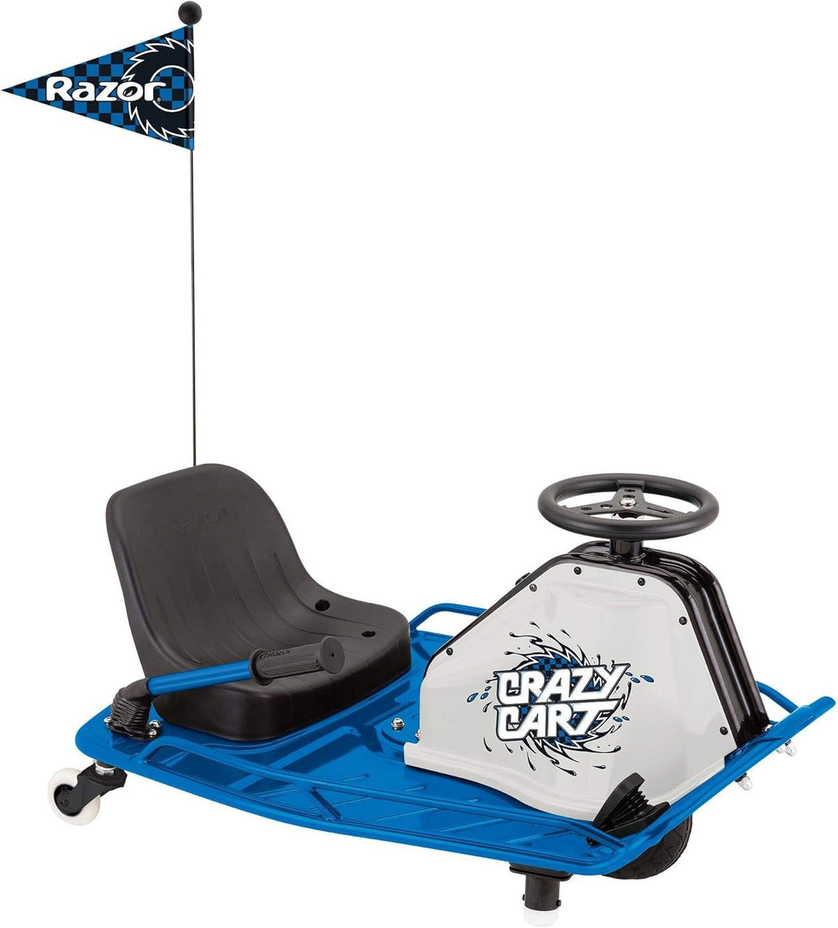 Blue Motorized Drifting Cart with Drift Bar J22937