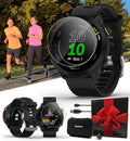 Black GPS Running Watch with Heart Rate Monitor O422314