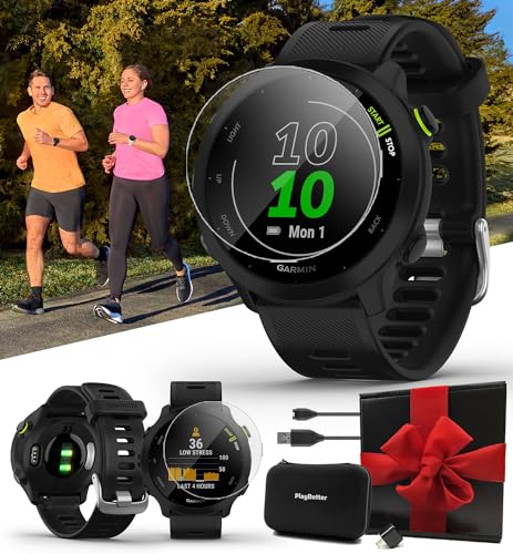 Black GPS Running Watch with Heart Rate Monitor O422314
