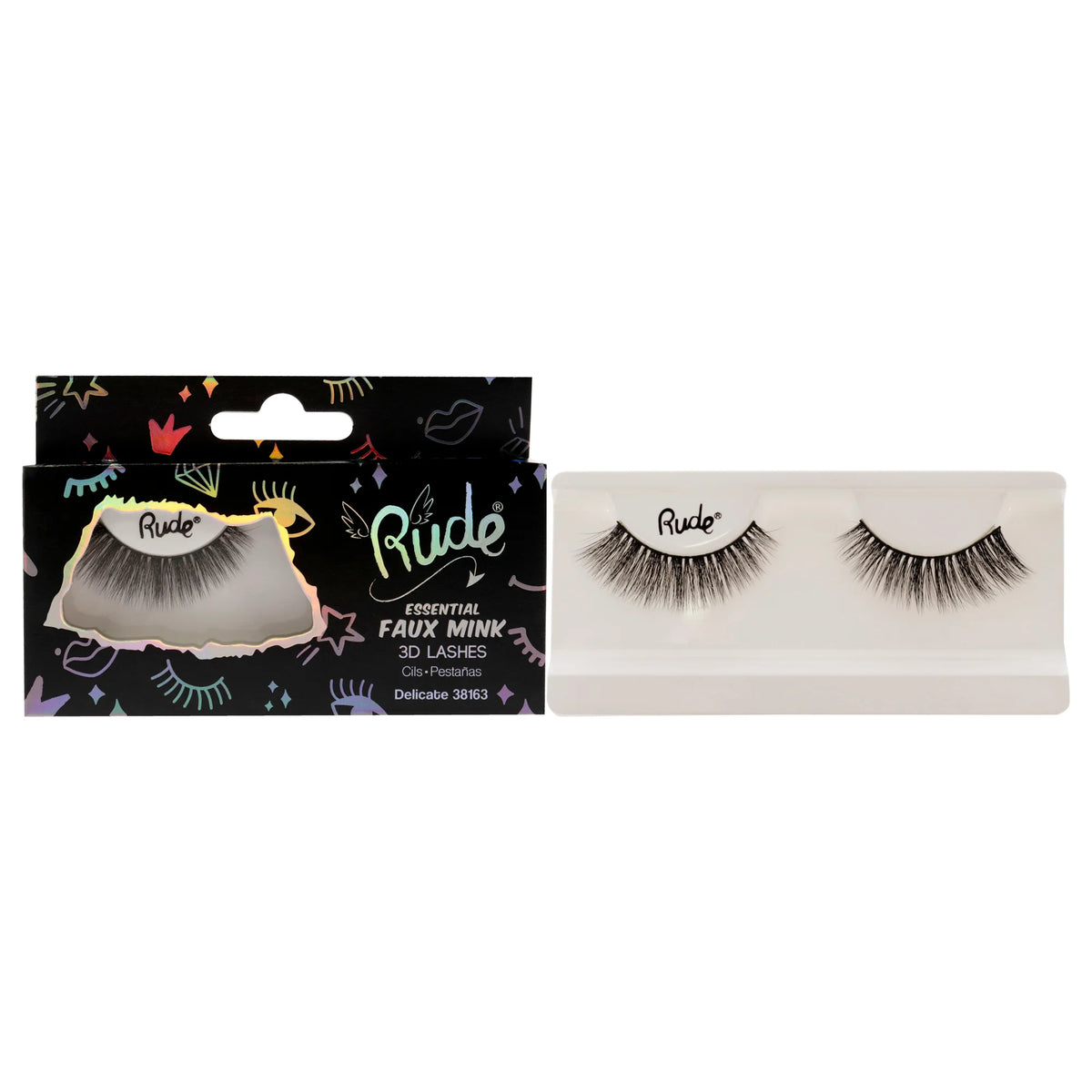 1 Pc Pair Faux Mink 3D Lashes X2911