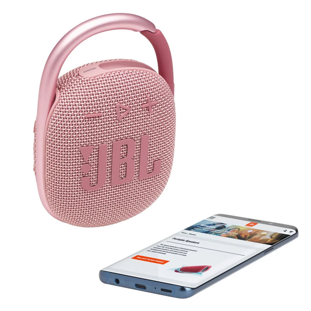 Pink Portable Bluetooth Waterproof Speaker I619187