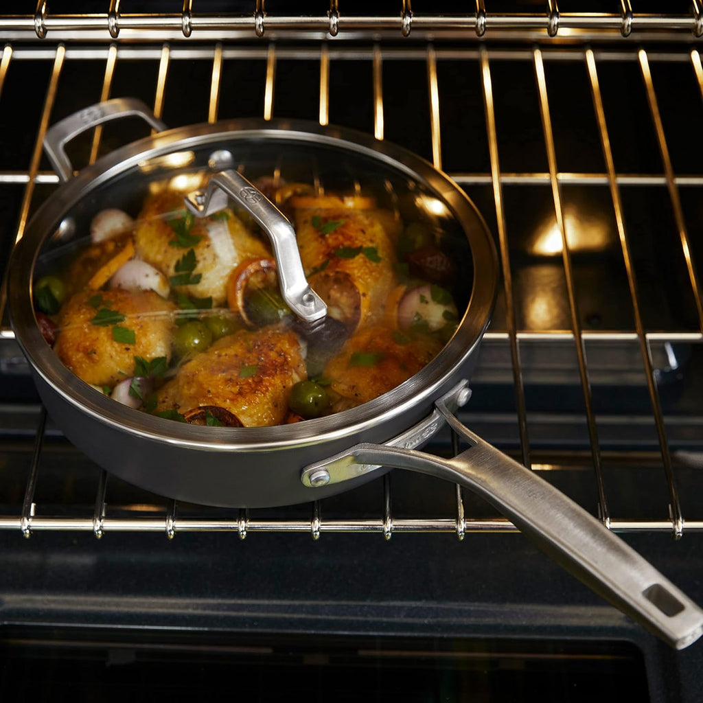 12-Inch Hard-Anodized Nonstick Frying Pan with Lid X744