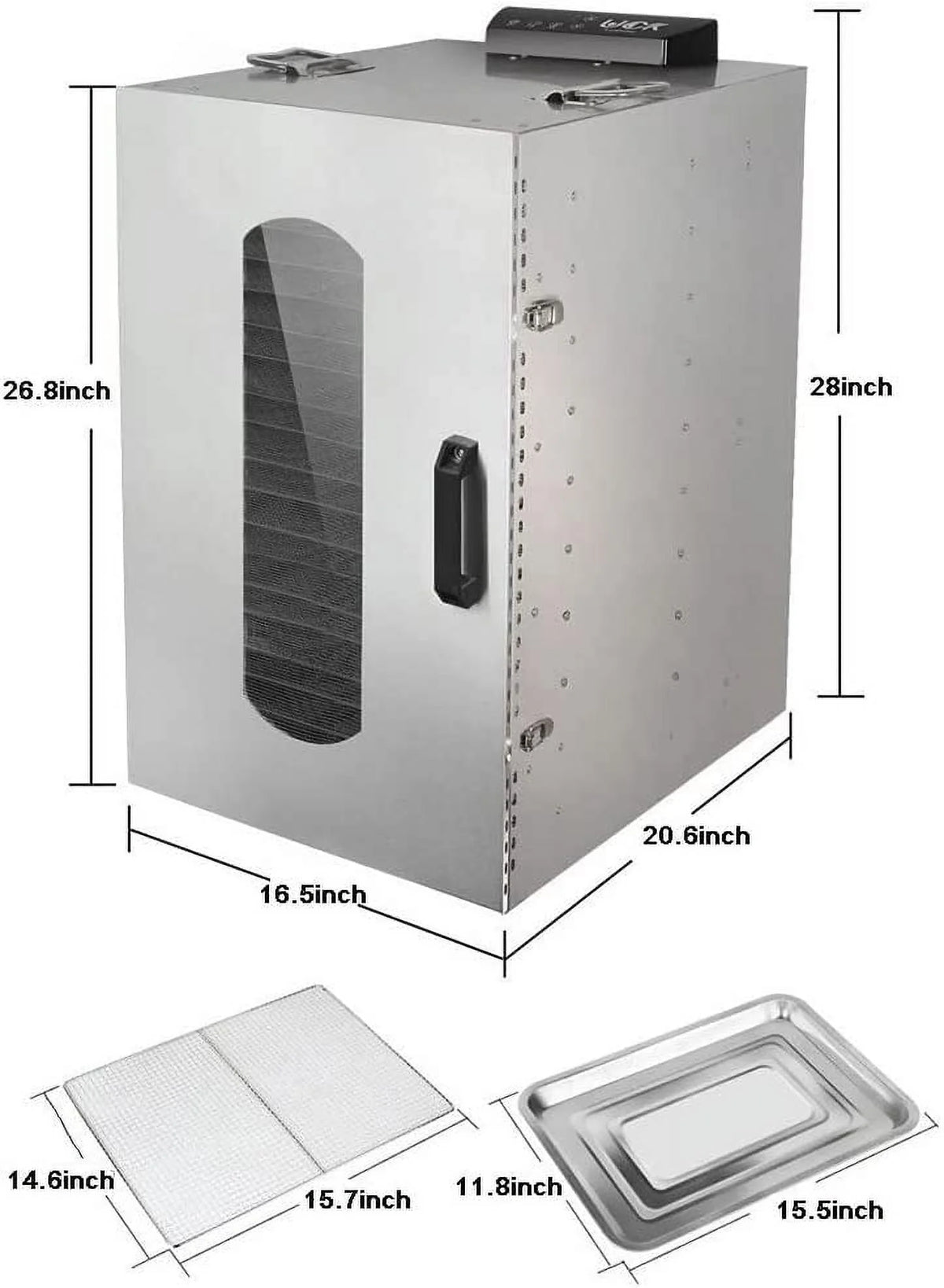 20 Layers 304 SS Commercial Food Dehydrator T4019