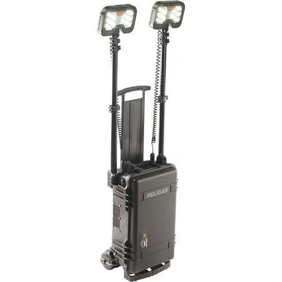 Black Remote Area Lighting System, 2 Lamp Heads G5594