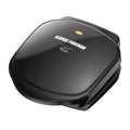2-Serving Electric Indoor Grill and Panini Press, Black L472562