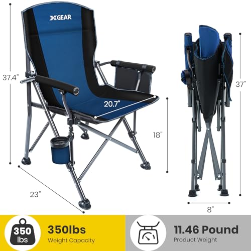 Folding Camping Chair with Cup Holder and Carry Bag M2670