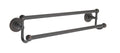 French Antique Brass Double Towel Bar U16993