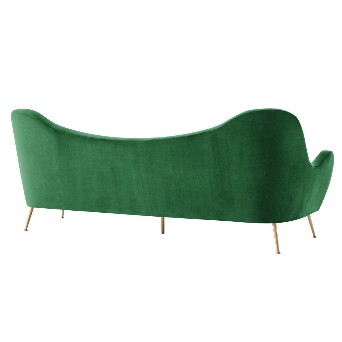 Emerald Channel Tufted Performance Velvet Sofa H43249