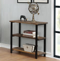 31" Tall 2-Tier Solid Wood And Metal Bookcase S666168