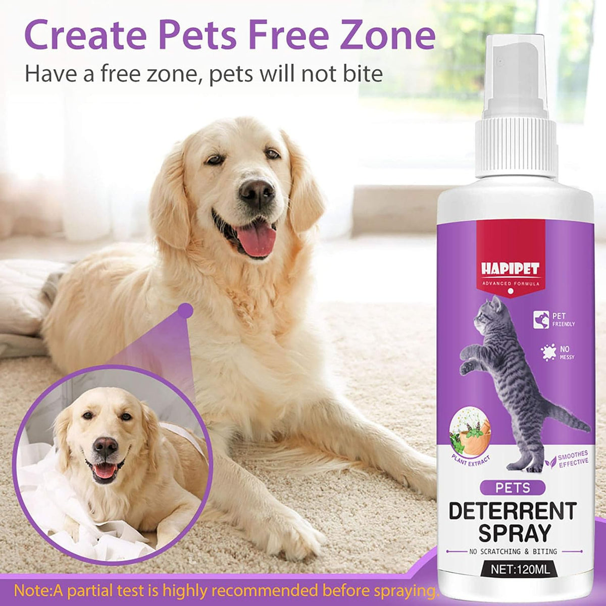 120ML Natural Cat Deterrent Spray Y7235