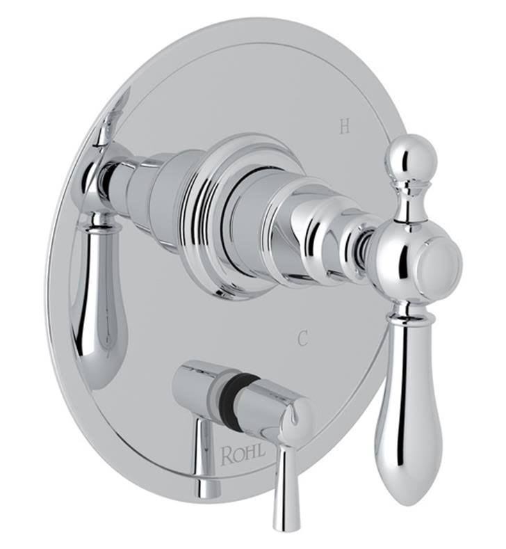 Polished Chrome Pressure Balance Trim with Diverter D9688