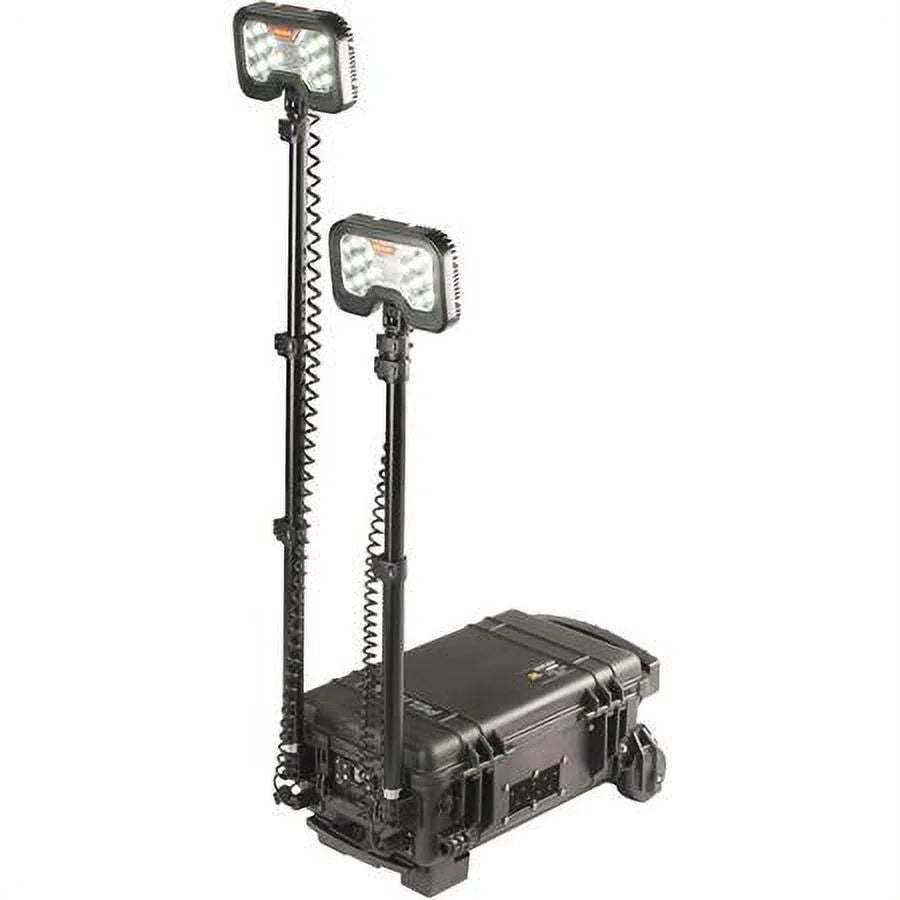 Black Remote Area Lighting System, 2 Lamp Heads G5594
